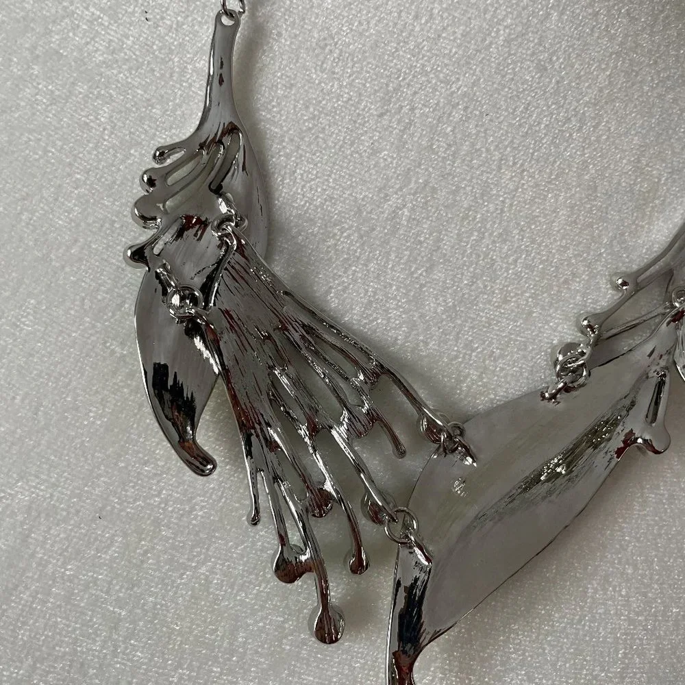 Adorable Peacock Necklace, Earrings, & Cotton Face Mask Set - Picture 10 of 12